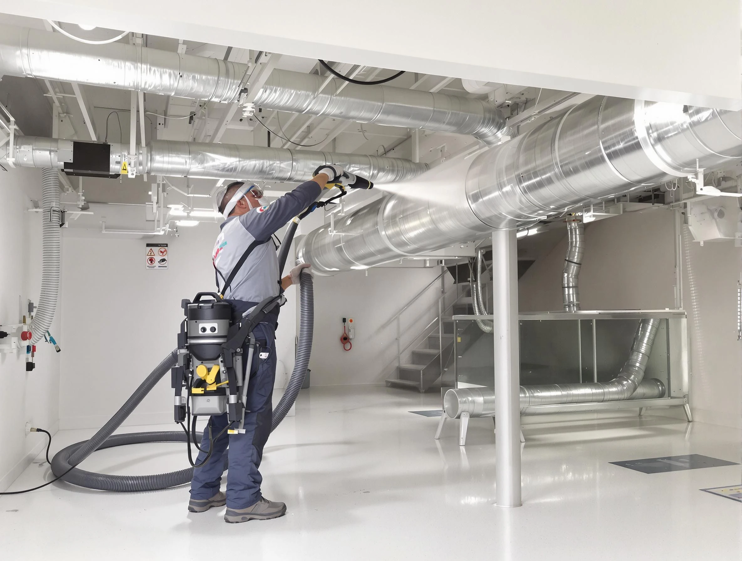 Professional central duct cleaning by Lovejoy Air Duct Cleaning in Lovejoy